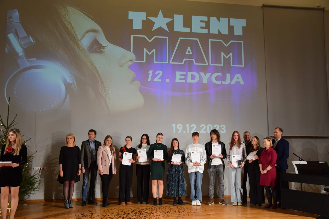 12. Edycja konkursu "TALENT MAM" w I LO im. T. Kościuszki w Łukowie.