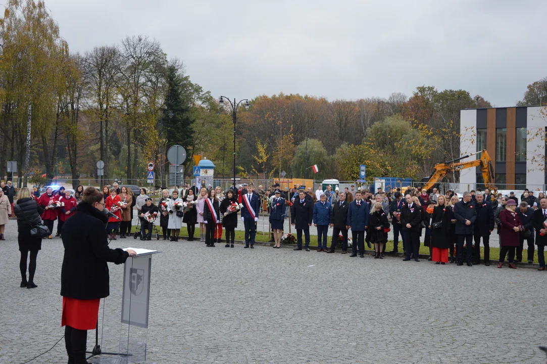 Obchody 105. rocznicy odzyskania niepodległości w Poniatowej