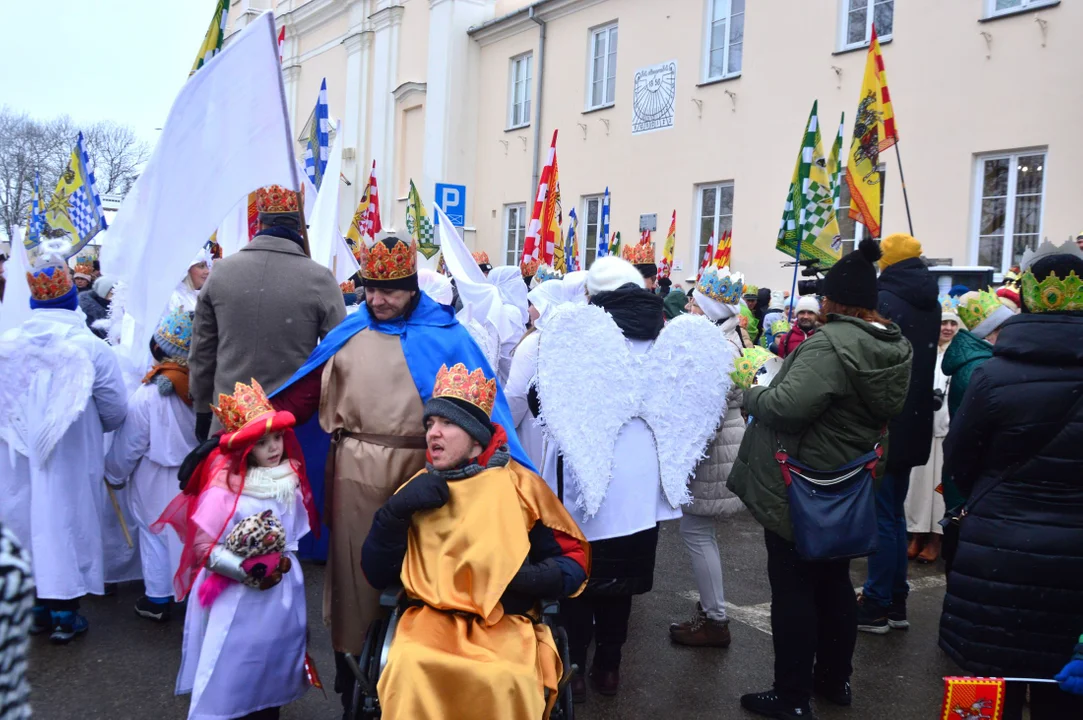 Wędrowaliśmy z Trzema Królami po ulicach Łukowa