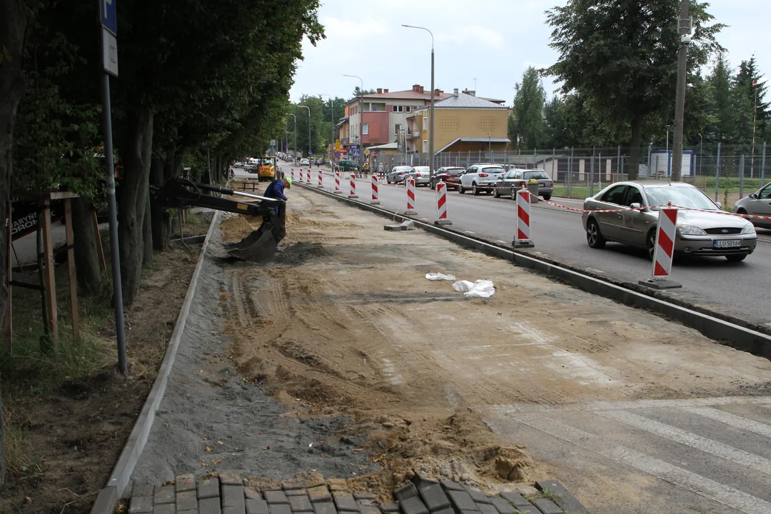 Przebudowa parkingu na Rogalińskiego w Łukowie