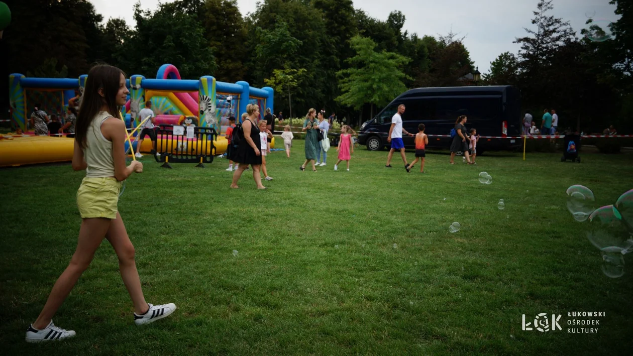 Festiwal Balonów, Baniek Mydlanych i Kolorów w Parku Miejskim w Łukowie