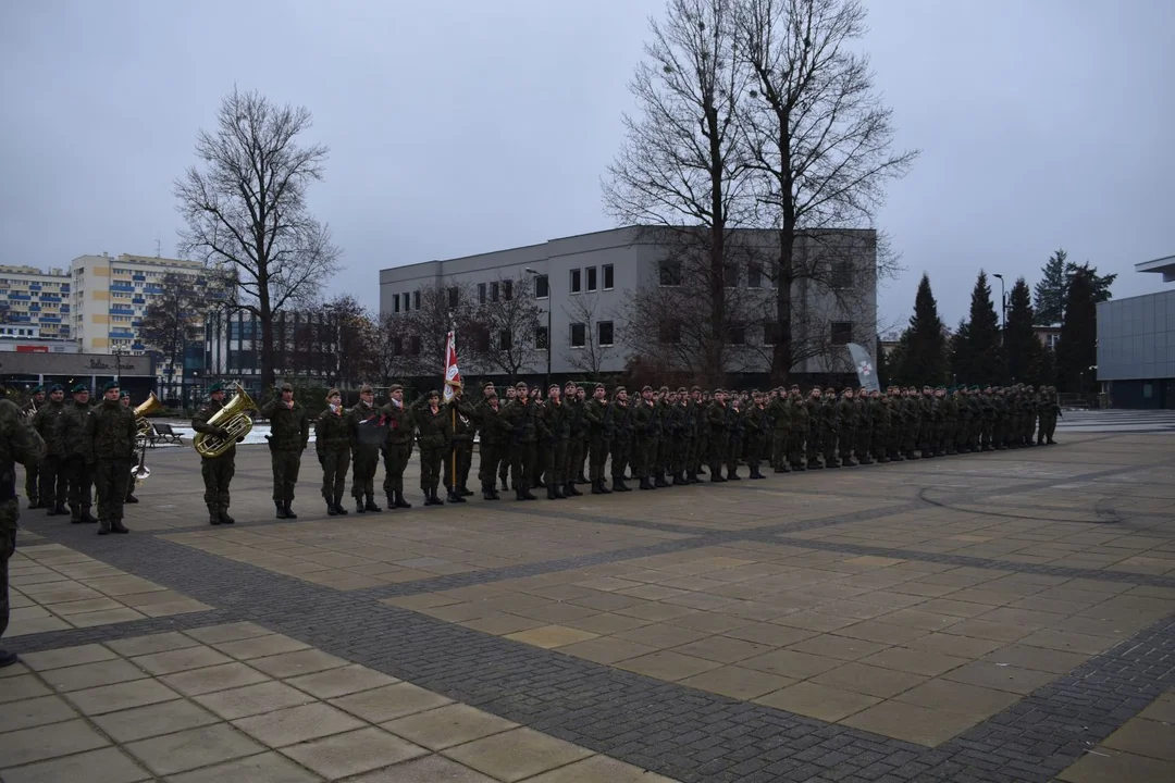 Przysięga żołnierzy WOT w Puławach