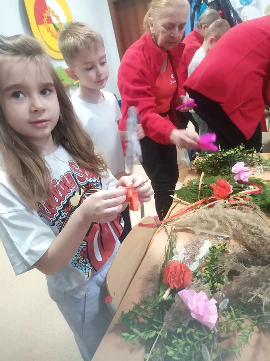 Warsztaty wielkanocne w szkole w Starych Kobiałkach