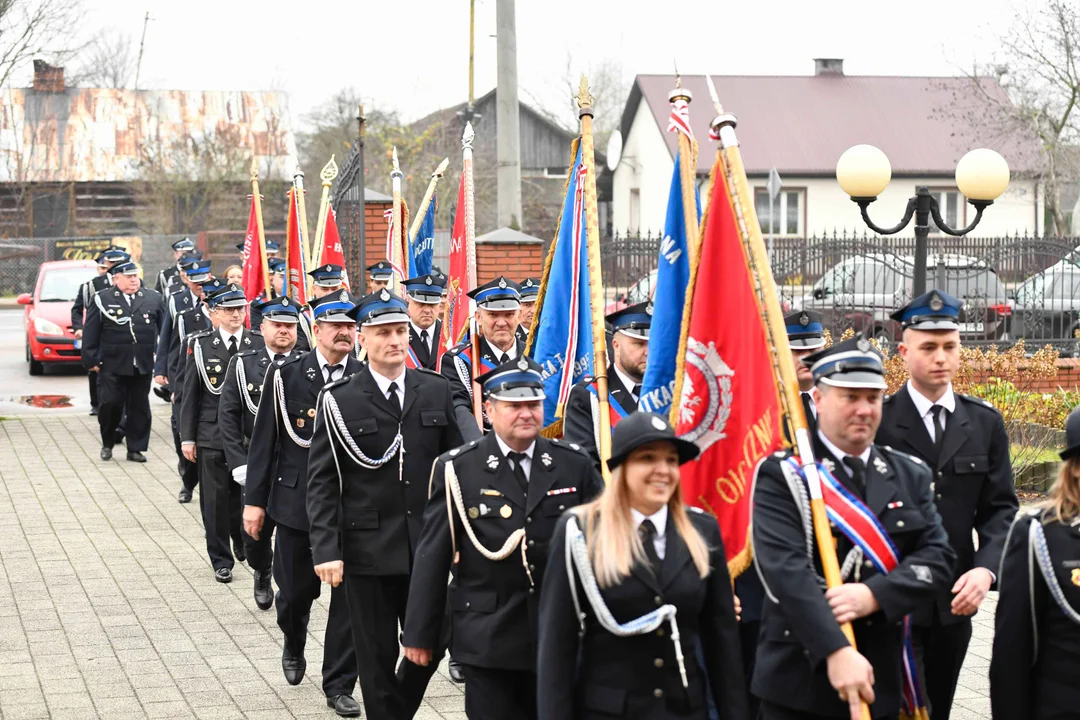 Zarzec Łukowski Msza Św. w intencji zmarłych strażaków z gminy Łuków