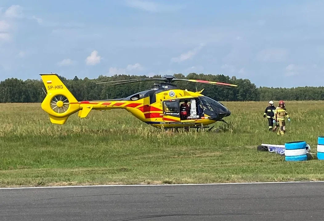 Województwo lubelskie: Motocyklista wjechał w fotografa na torze wyścigowym