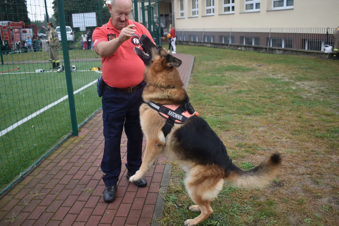 Zabawa i edukacja w jednym - tak wyglądał piknik "Bezpiecznie z Koziołkami" w Baranowie. ZOBACZ ZDJĘCIA