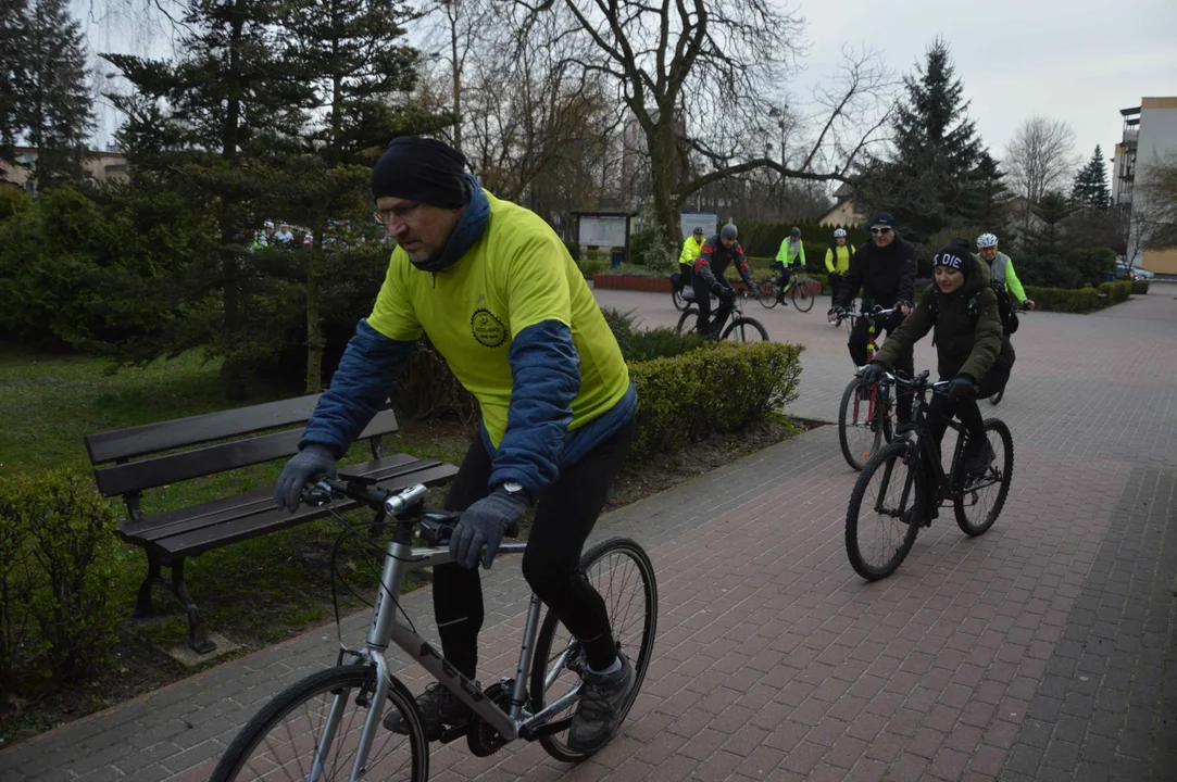 Pierwszy trening Puławskiej Grupy Rowerowej