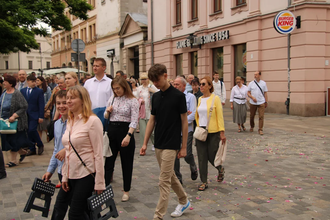 Procesja Bożego Ciała w archikatedrze lubelskiej