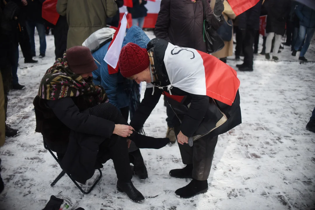 "Protest Wolnych Ludzi" w Warszawie [GALERIA]