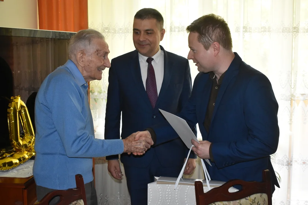 100. urodziny Gustawa Kowalskiego z Puław