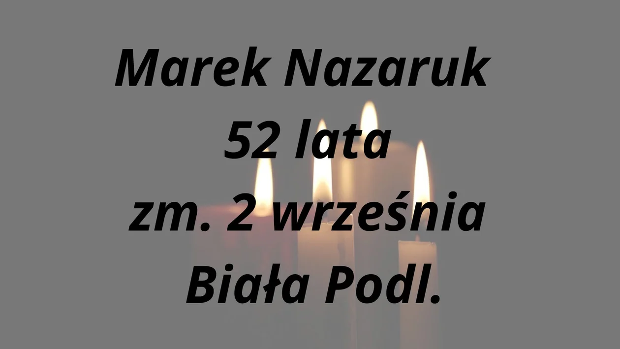 Nekrologi powiat bialski