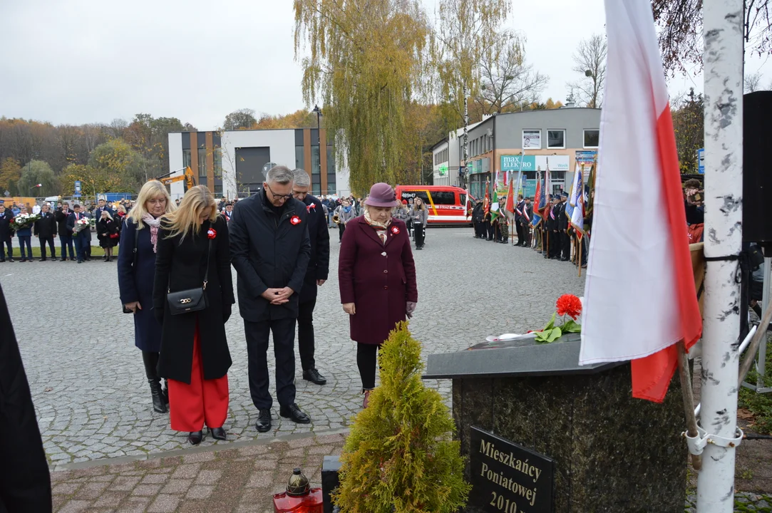 Obchody 105. rocznicy odzyskania niepodległości w Poniatowej