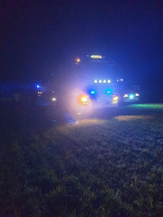 Pożar pustostanu na Zimnej Wodzie