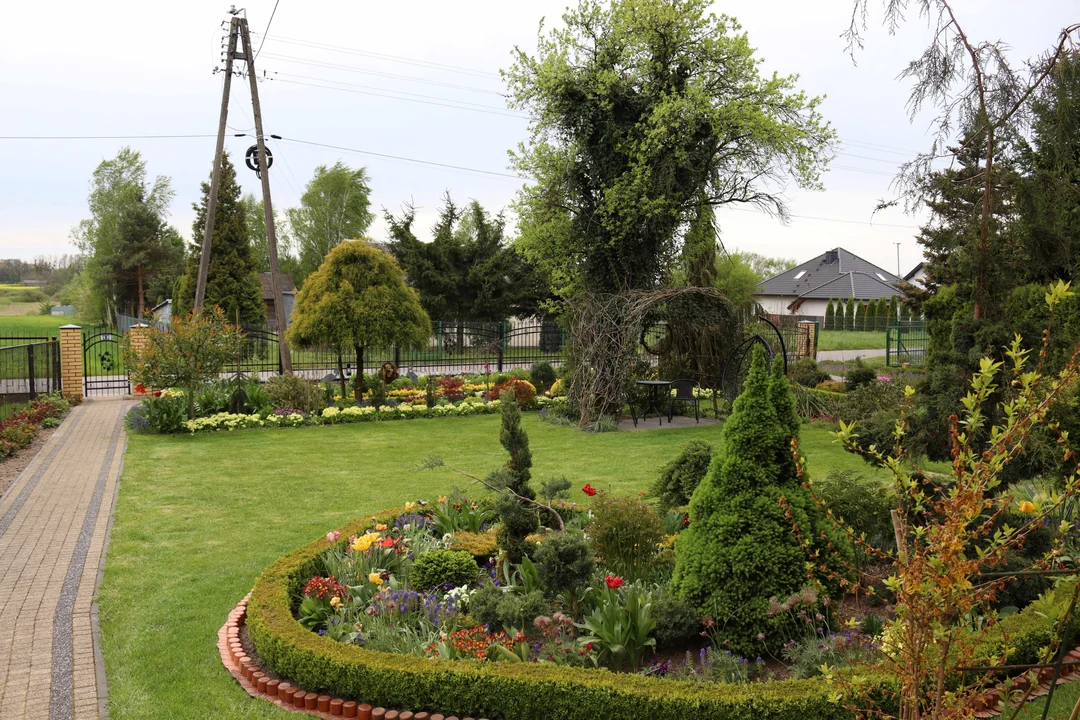 2. miejsce - ogród pani Marii Błaszczak z Łan w gminie Markuszów