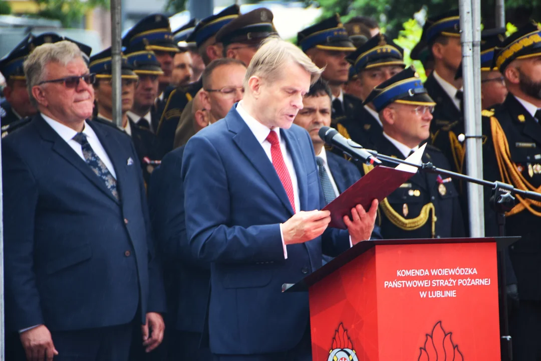 Wojewódzkie Obchody Dnia Strażaka w Łukowie