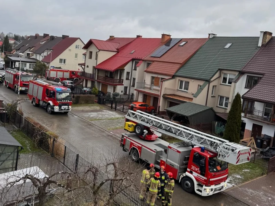 Pożar w Zamościu. Są straty (foto) - Zdjęcie główne