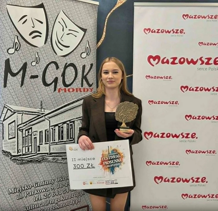 Zofia Szczuchniak z II miejscem na ogólnopolskim festiwalu w Mordach - Zdjęcie główne