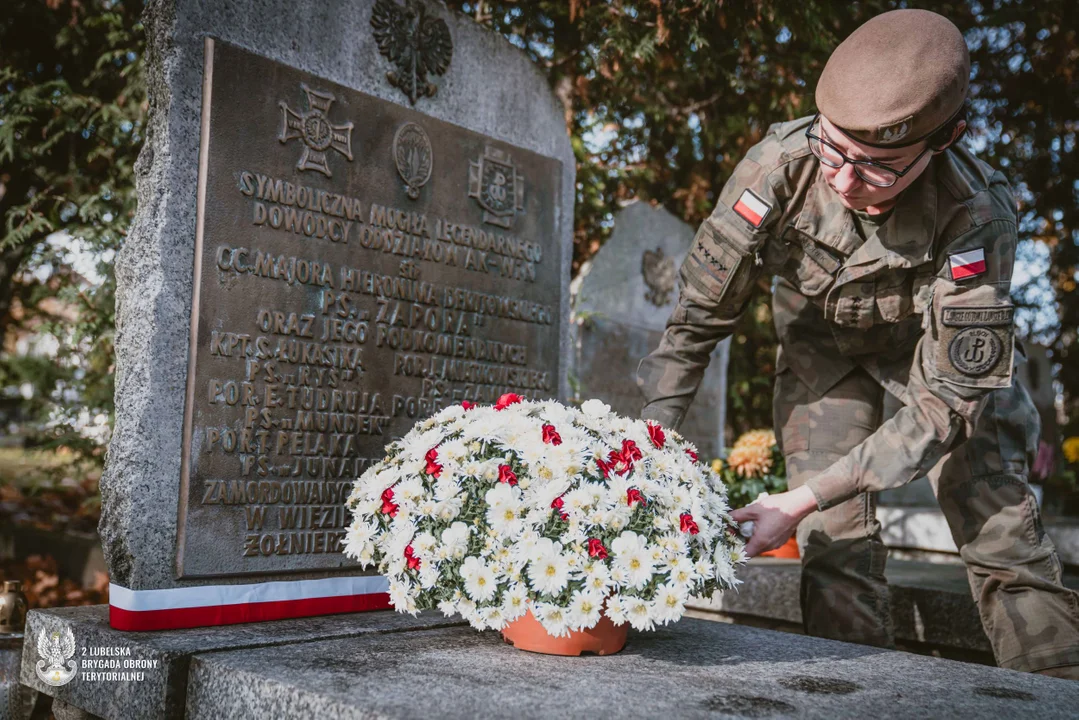 Hołd terytorialsów dla bohaterów Lubelszczyzny. Akcja na Dzień Wszystkich Świętych