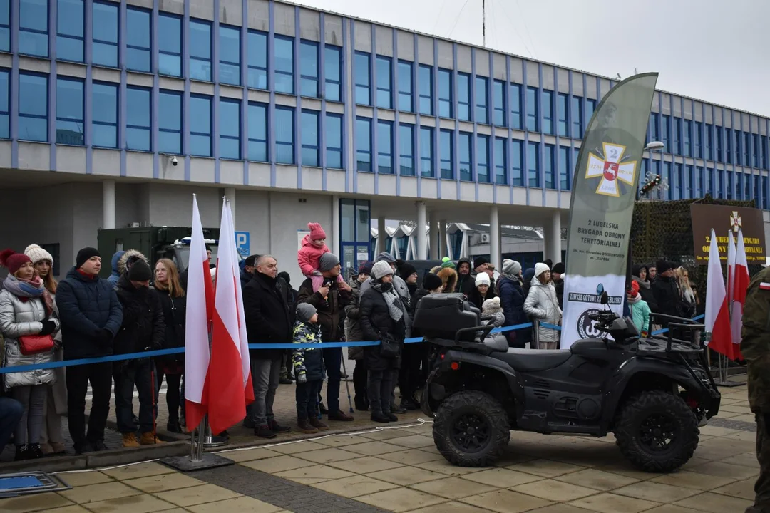 Przysięga żołnierzy WOT w Puławach