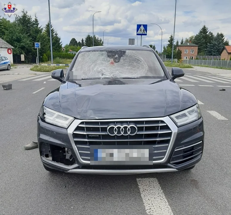 Lublin: Tragiczny wypadek. Potrącony rowerzysta zmarł na miejscu