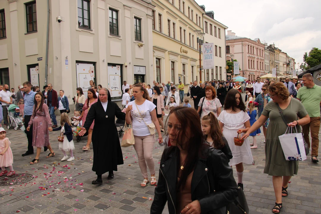 Procesja Bożego Ciała w archikatedrze lubelskiej