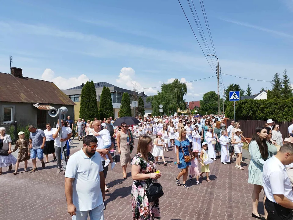 Uroczystość Najświętszego Ciała i Krwi Chrystusa w parafii Świetego Brata Alberta w Łukowie