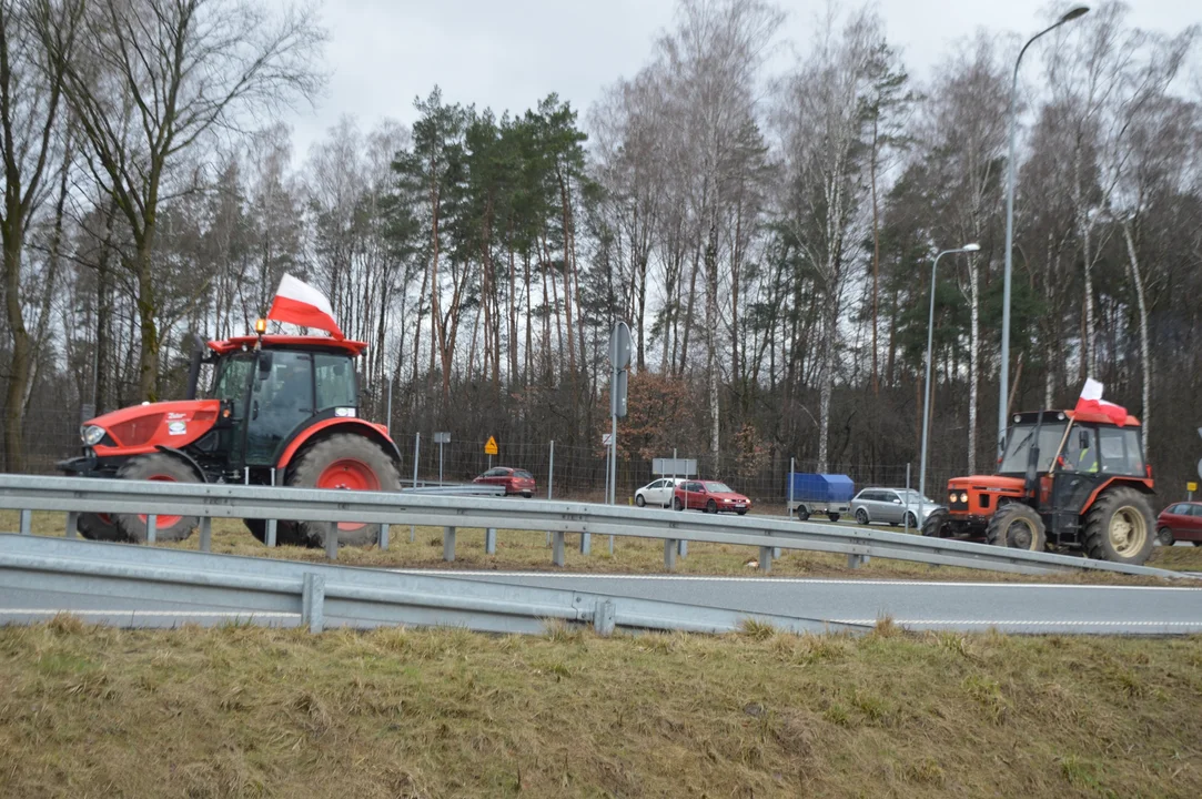 Protest rolników w Żyrzynie