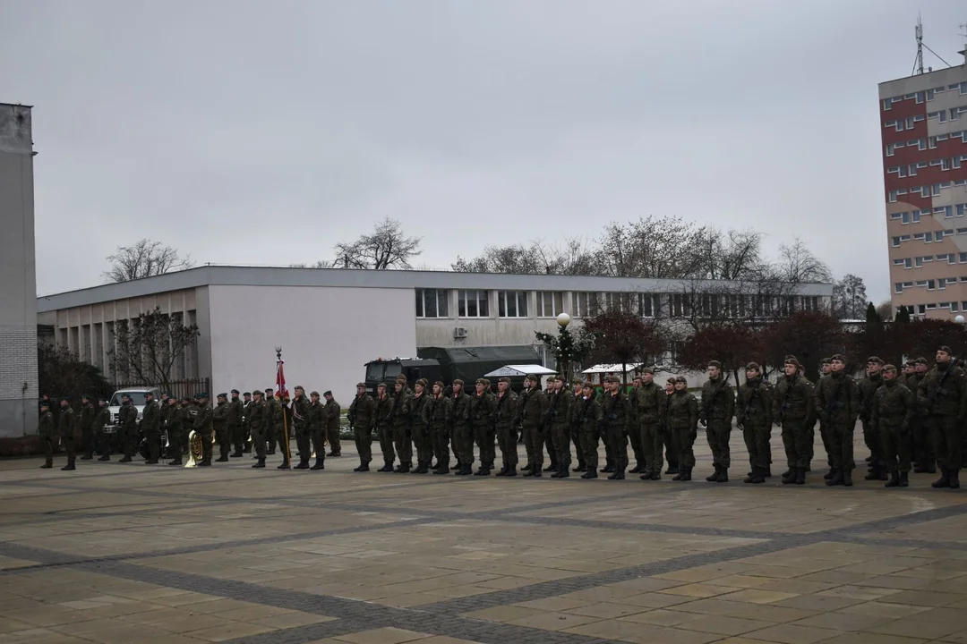 Przysięga żołnierzy WOT w Puławach