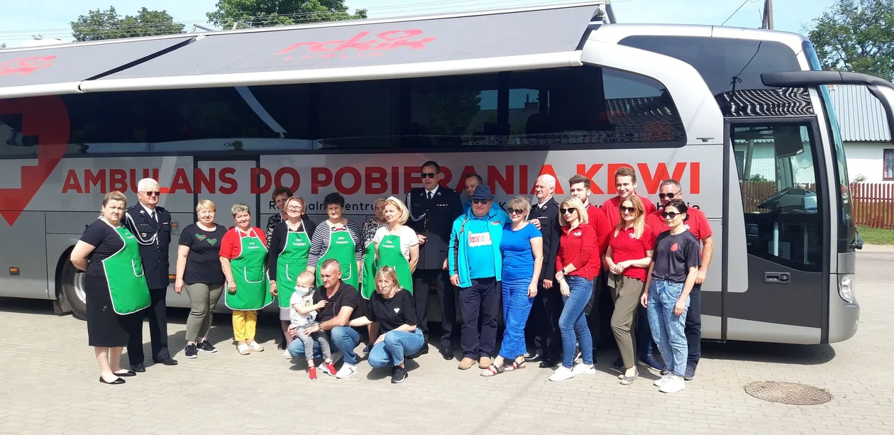 Zbiórka krwi dla Szymonka Kościeszy w Toczyskach