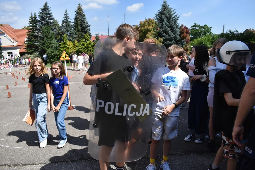 Akcja Bezpieczne wakacje w SP w Końskowoli