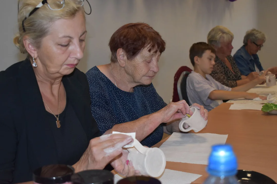 Warsztaty ceramiczne "COOLturowa TRADYCJA" Gminnej Biblioteki Publicznej w Łukowie