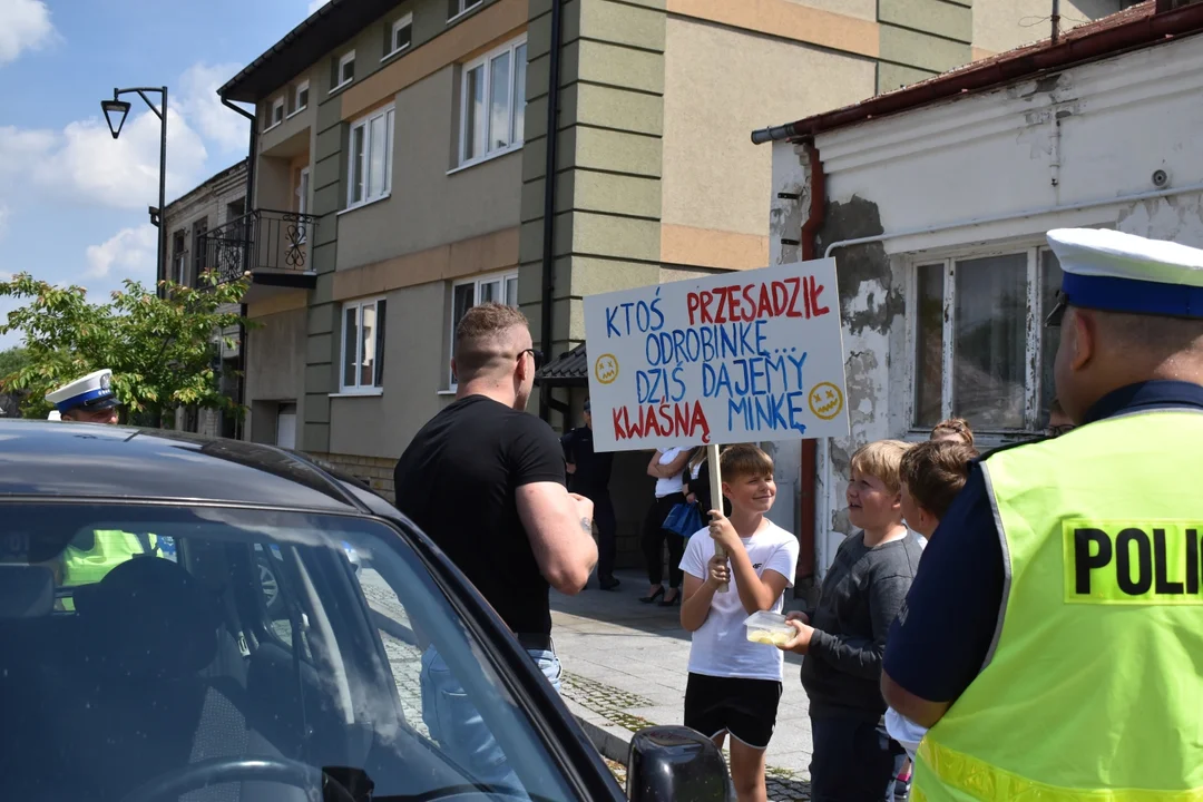 Akcja Bezpieczne wakacje w SP w Końskowoli