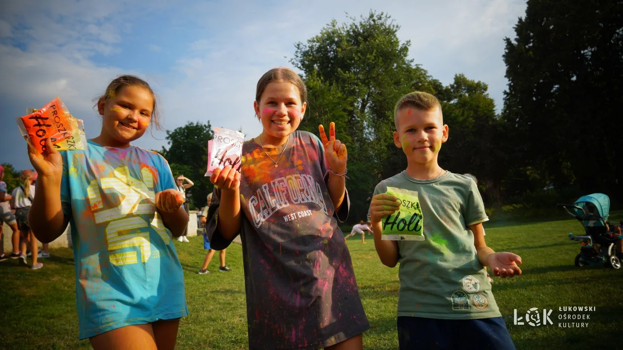 Festiwal Balonów, Baniek Mydlanych i Kolorów w Parku Miejskim w Łukowie