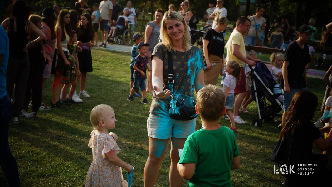 Festiwal Balonów, Baniek Mydlanych i Kolorów w Parku Miejskim w Łukowie