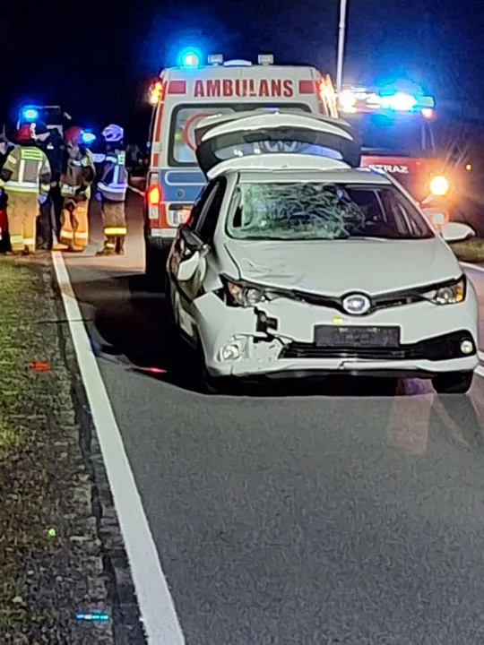 Śmiertelny wypadek na drodze wojewódzkiej. Pieszy nie miał szans na przeżycie [ZDJĘCIA] - Zdjęcie główne