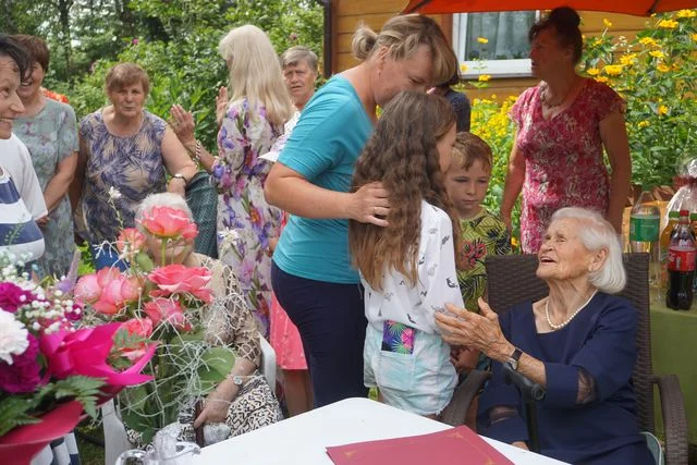 100 - lecie urodzin mieszkanki gminy Nałęczów