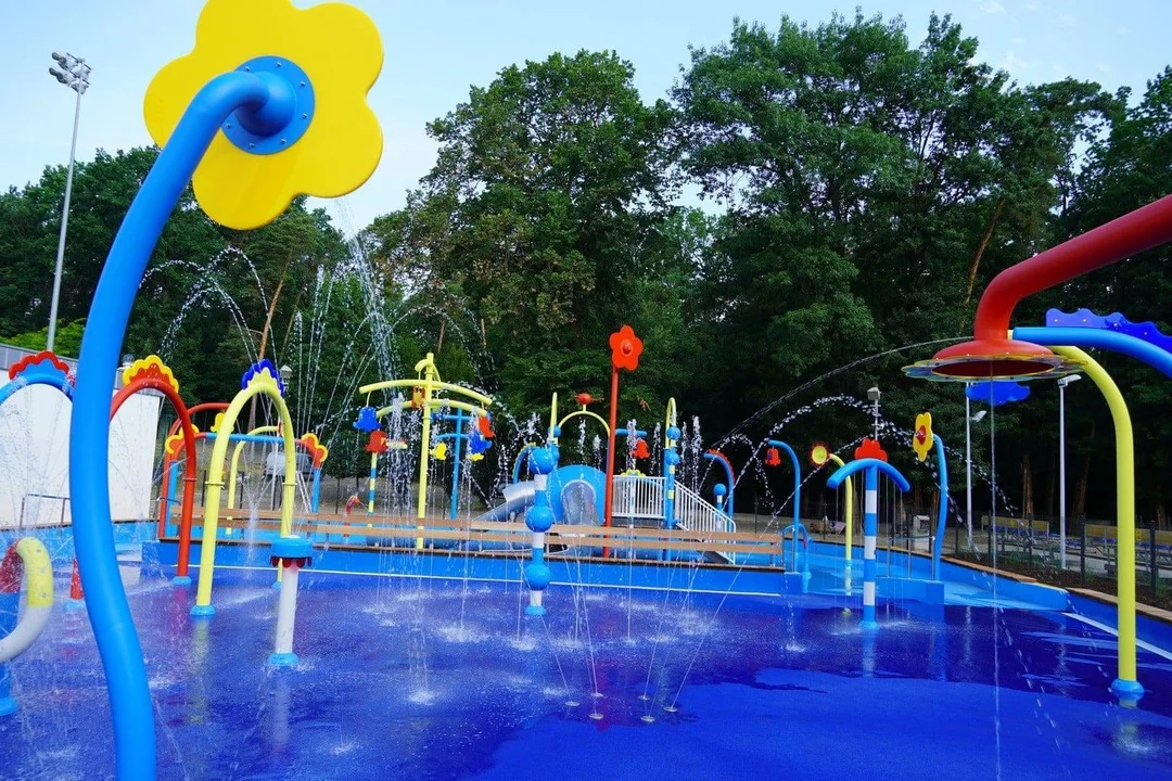 Rozbudowany park wodny w Puławach