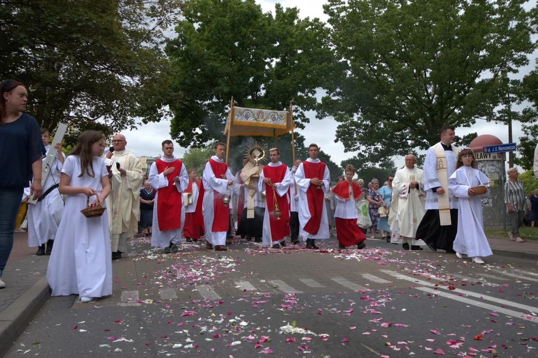 Procesja  Bożego Ciała w Puławach