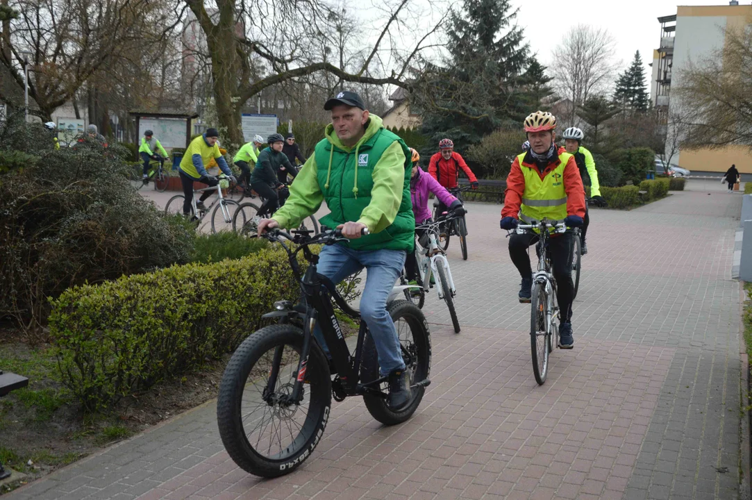 Pierwszy trening Puławskiej Grupy Rowerowej