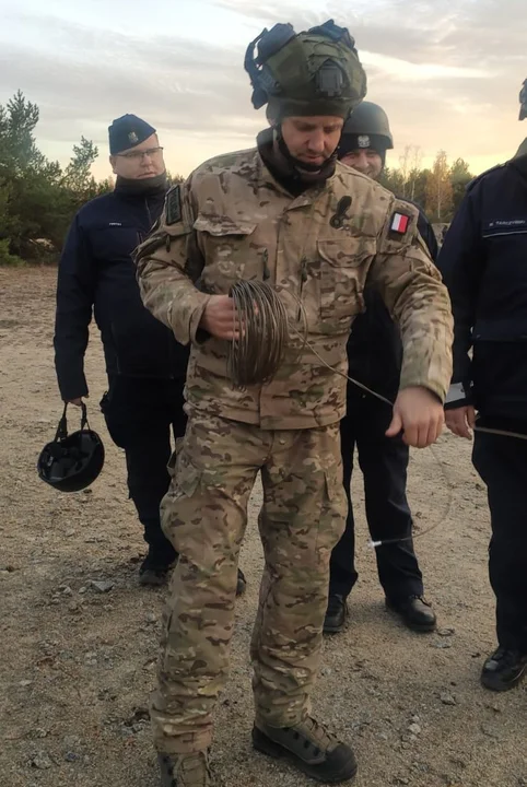 Bialscy policjanci na wspólnym szkoleniu z saperami