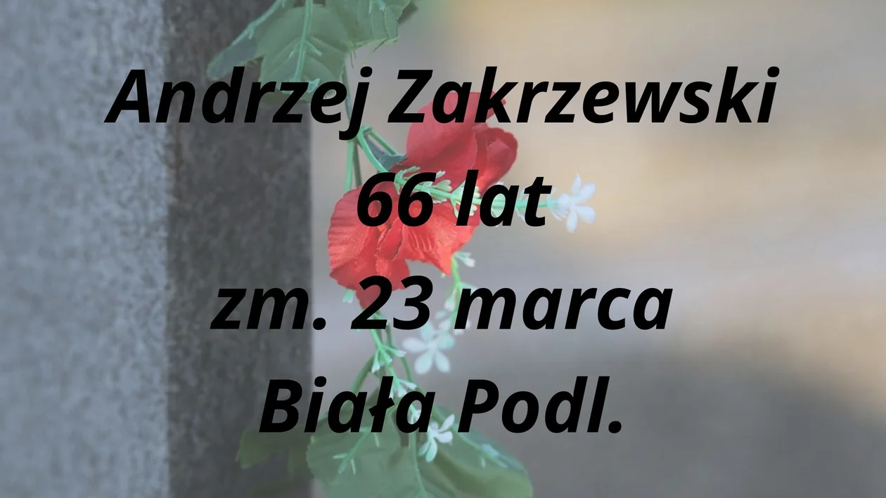 Nekrologi powiat bialski