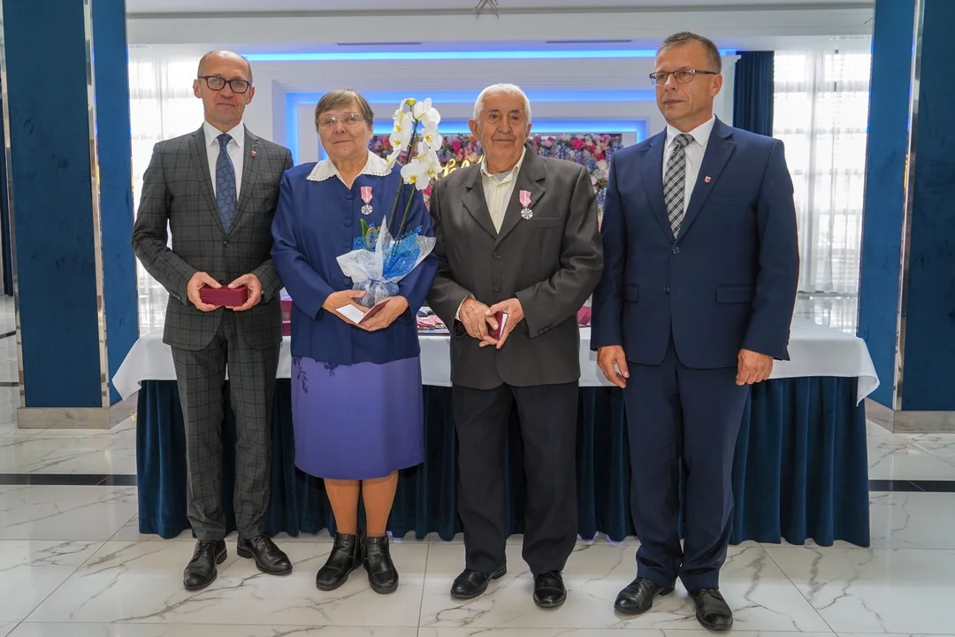 GMINA ŁUKÓW Świętowali Jubileusz Złotych Godów.