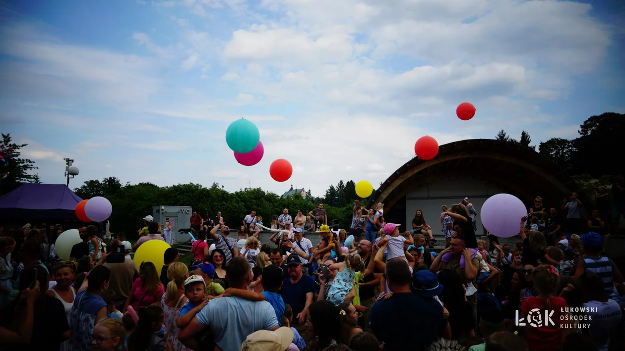 Festiwal Balonów, Baniek Mydlanych i Kolorów w Parku Miejskim w Łukowie