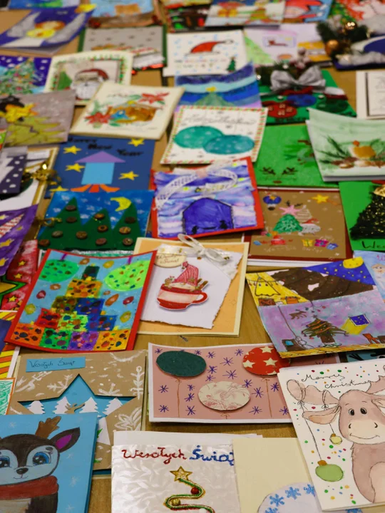 Konkurs na najpiękniejszą kartkę Bożonarodzeniową w ZSP w Kurowie
