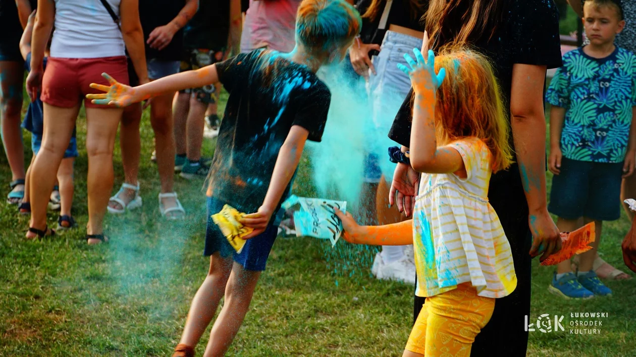 Festiwal Balonów, Baniek Mydlanych i Kolorów w Parku Miejskim w Łukowie