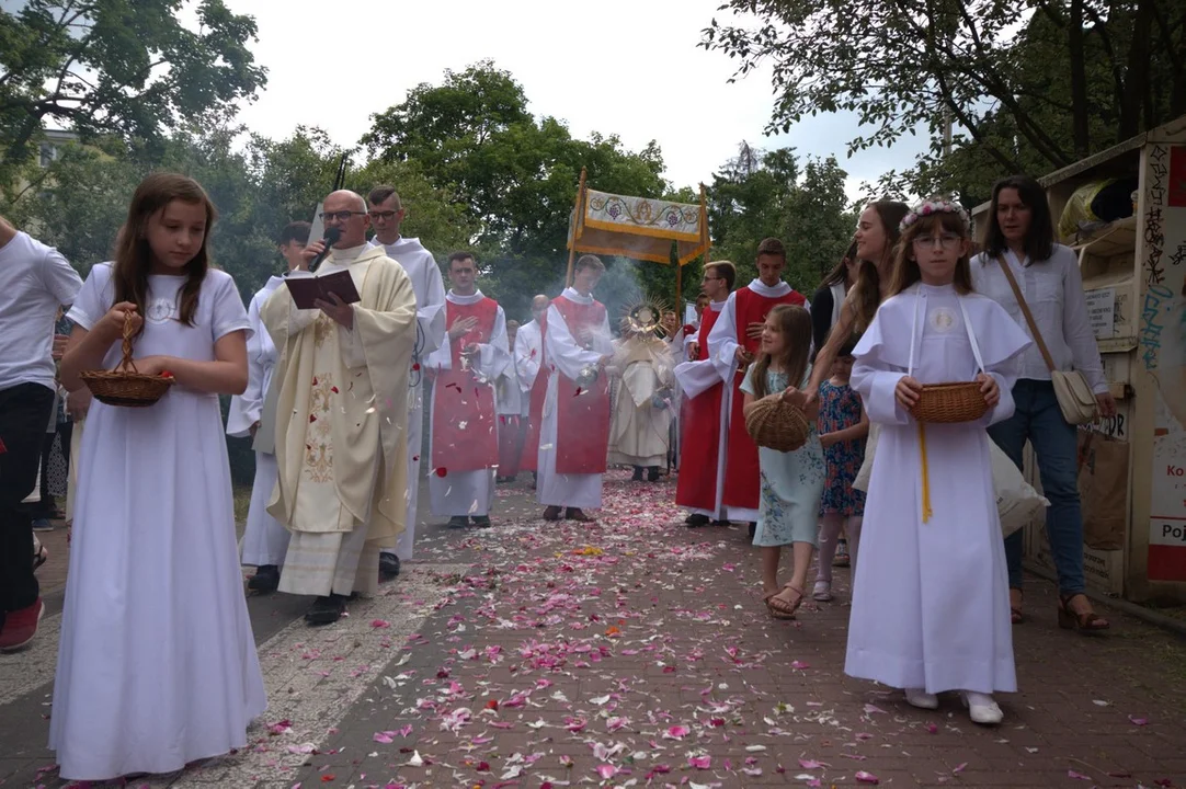 Procesja  Bożego Ciała w Puławach