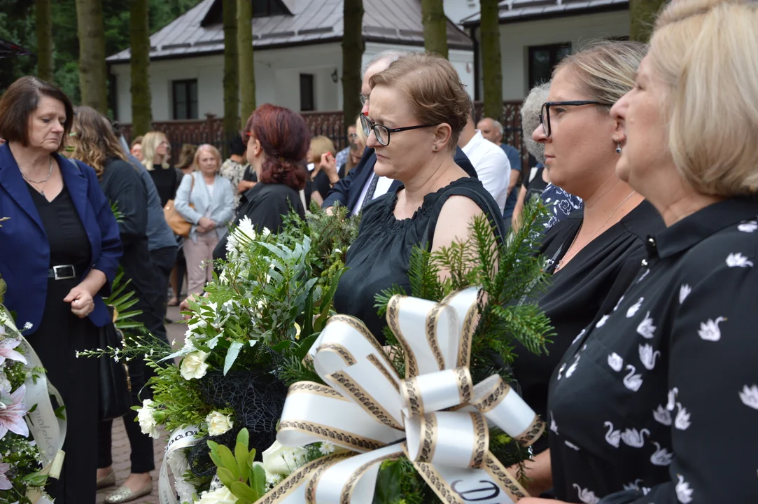 Uroczystości pogrzebowe Gabrieloa Maja, prezesa Powiatowego Centrum Zdrowia w Opolu Lubelskim