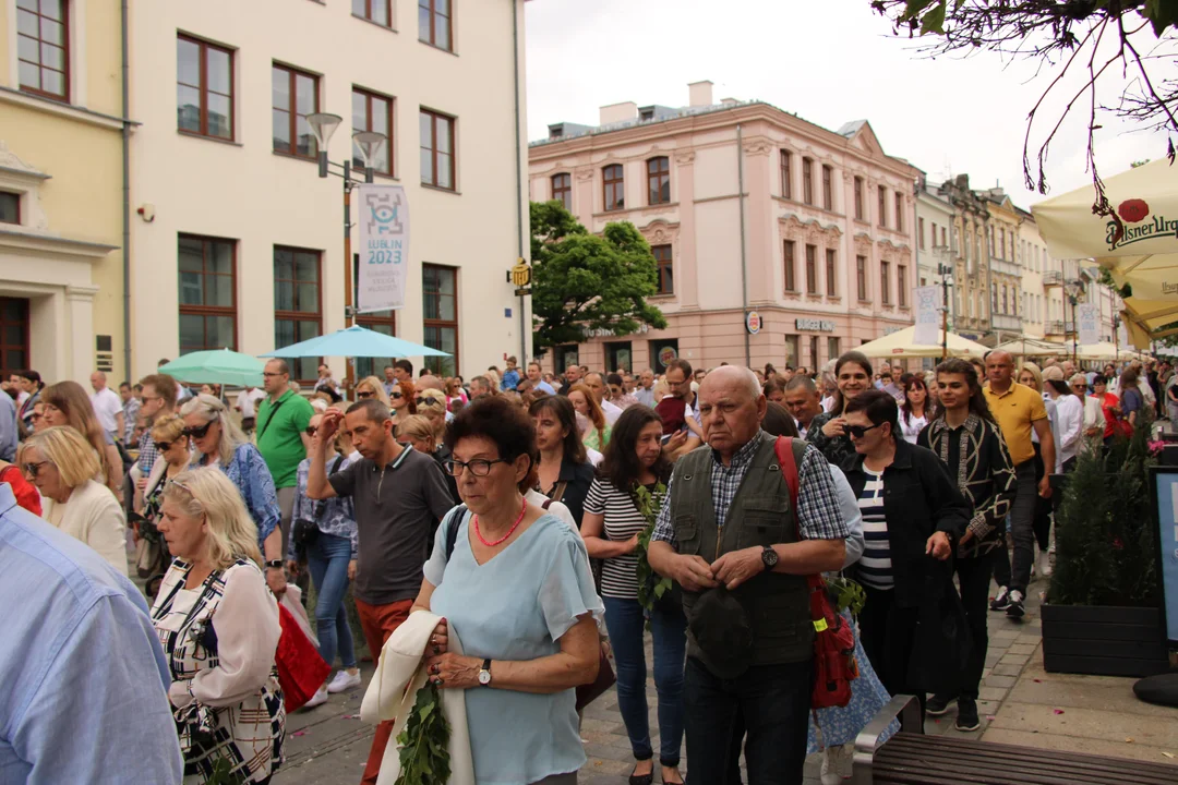 Procesja Bożego Ciała w archikatedrze lubelskiej