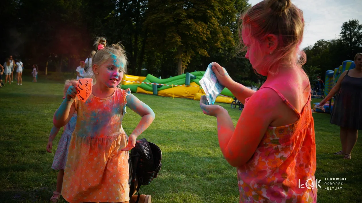 Festiwal Balonów, Baniek Mydlanych i Kolorów w Parku Miejskim w Łukowie