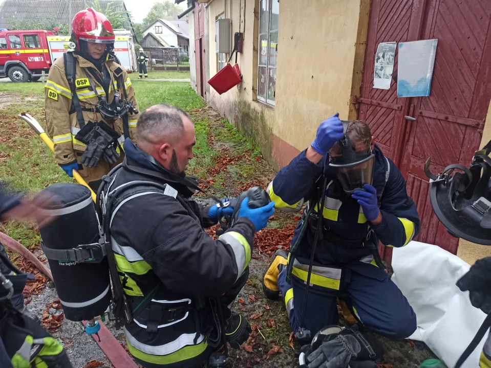 Gmina Wojcieszków. Strażacy z OSP szkolili się gaszenia pożarów